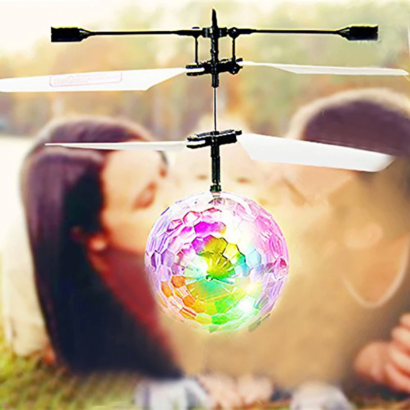 Светящийся летающий шар RC вертолет Электрический инфракрасный индукционный