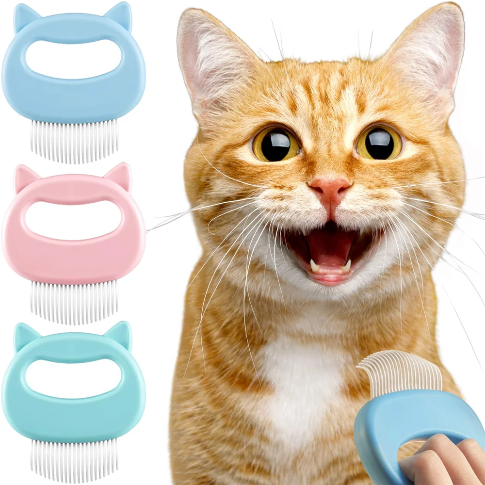 Taidda Pet Shell Comb Medium and Large Dogs Solid Pet Cat Dog Massage Shell Comb Grooming Hair Removal Shedding Cleaning Brush for Cats 