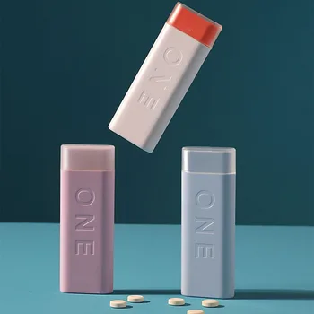 

Nordic Style Portable Mini Pill Case Medicine Boxes Travel Home Medical Drugs Tablet Empty Container Home Holder Cases