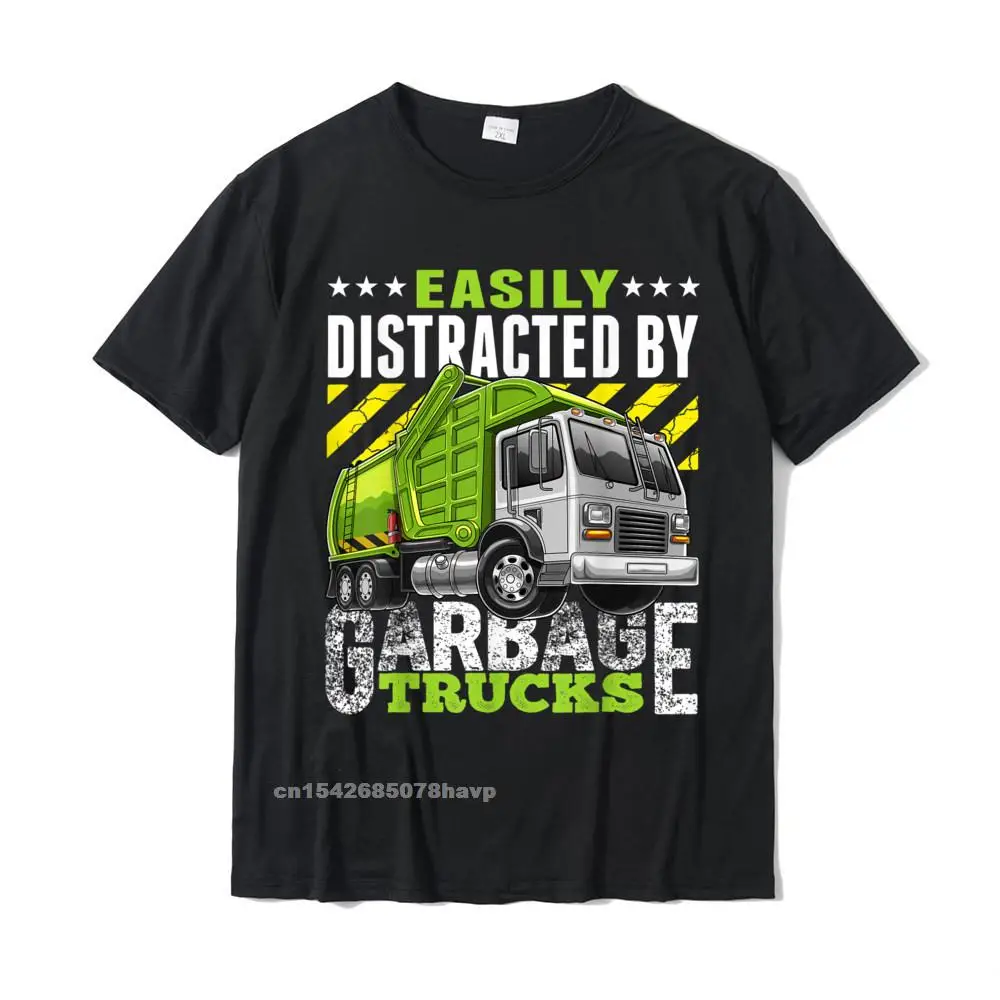  Man T Shirt Simple Style Funny Tops T Shirt Pure Cotton O Neck Short Sleeve Crazy Tees ostern Day Drop Shipping Easily Distracted by Garbage Trucks Funny Gift for Boys T-Shirt__77.Easily Distracted by Garbage Trucks Funny Gift for Boys T-Shirt  77 black.