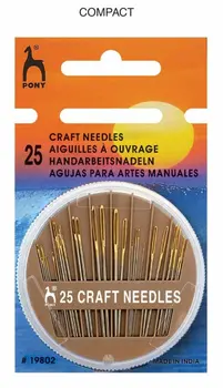 

Pony 25 Assorted Gold Eye Hand Sewing Needles Sewing Pins Set Home DIY Crafts Household Sewing Accessories FOR PFAFF BERNINA