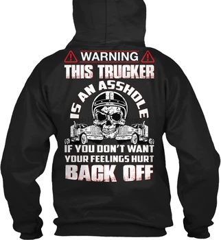 

Trucker Warning! Ending Soon! Women Streetwear men women Hoodies Sweatshirts