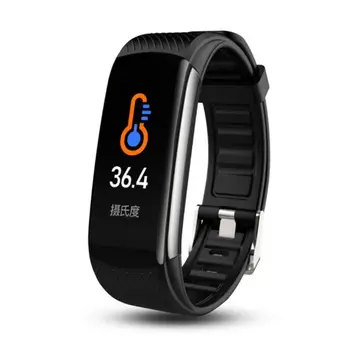 

Exercise Smart Bracelet Blood Pressure Heart Rate Information Push Sleep Pedometer Bluetooth C6T Body Temperature Watch