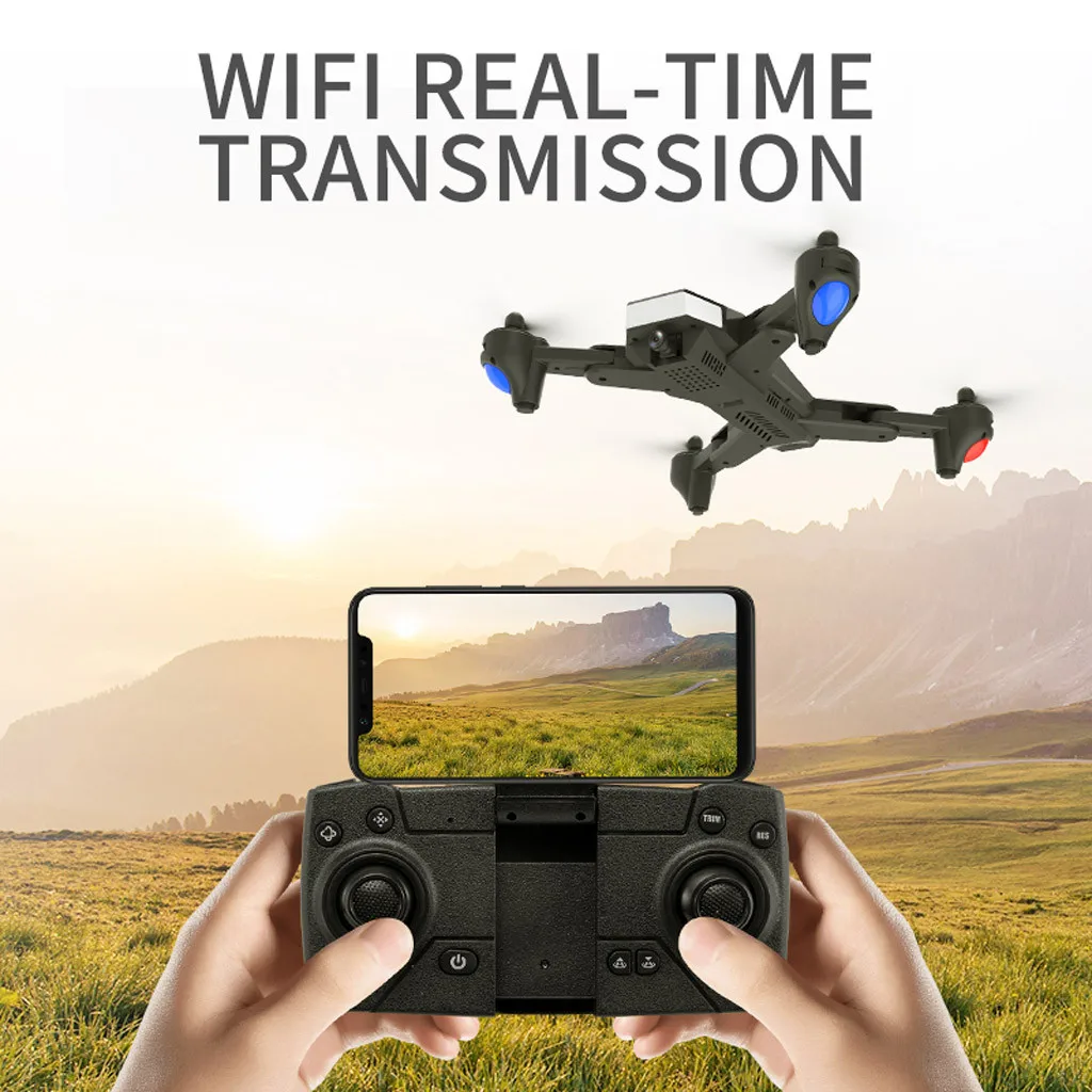 

Foldable RC Drone With 4K HD Camera 5G WIFI FPV RC Professional Helicopter Remote control toys aviao de controle remoto