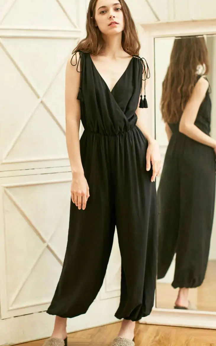Vero Moda женский комбинезон с v-образным вырезом и бахромой | 3191P6501