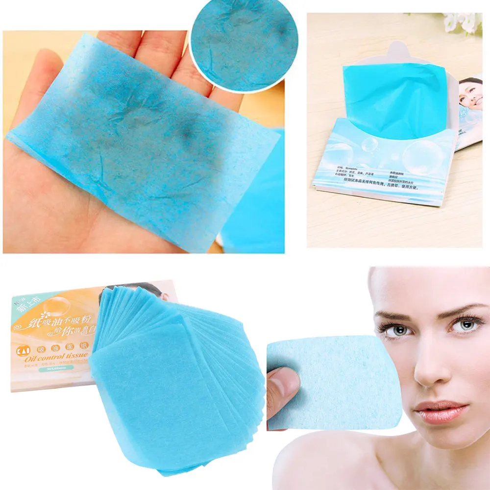 

200 Pcs Tissue Papers Pro Powerful Makeup Cleaning Oil Absorbing Face Paper Absorb Blotting Facial Cleaner Face Tools