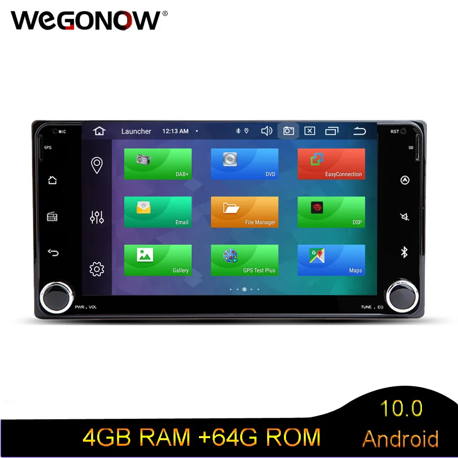 PX5 DSP Android 10 0 4G RAM 64G Автомобильный dvd-плеер Wifi GPS карта RDS радио Bluetooth для Toyota Camry Corolla