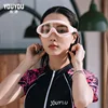 Women Men Printed Waterproof Swimming Goggles Caps Set Silicone Long Hair Large Swim Hat Natacion Diving Glasses Equipment 2022 5