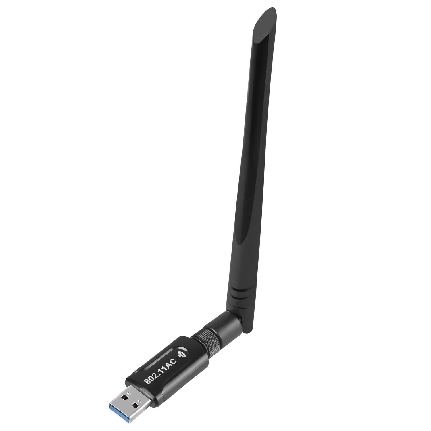 USB WiFi Dongle адаптер 1200 Мбит/с Беспроводная сеть для ноутбука Настольный ПК антенна