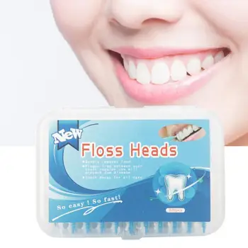 

Interdental Brush 200pcs Double Head Interdental Brush Toothpick Dental Flosser Pick Tooth Clean Tool Teeth Brush