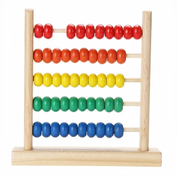 

Mini Wooden Abacus Children Early Math Learning Toy Numbers Counting Calculating Beads Abacus Montessori Educational Toys
