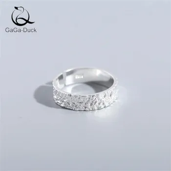 

New Fashion Jewelry Creative Tree Pattern Rugged 925 Sterling Silver Geometric Round Branch Personality Opening Rings R453