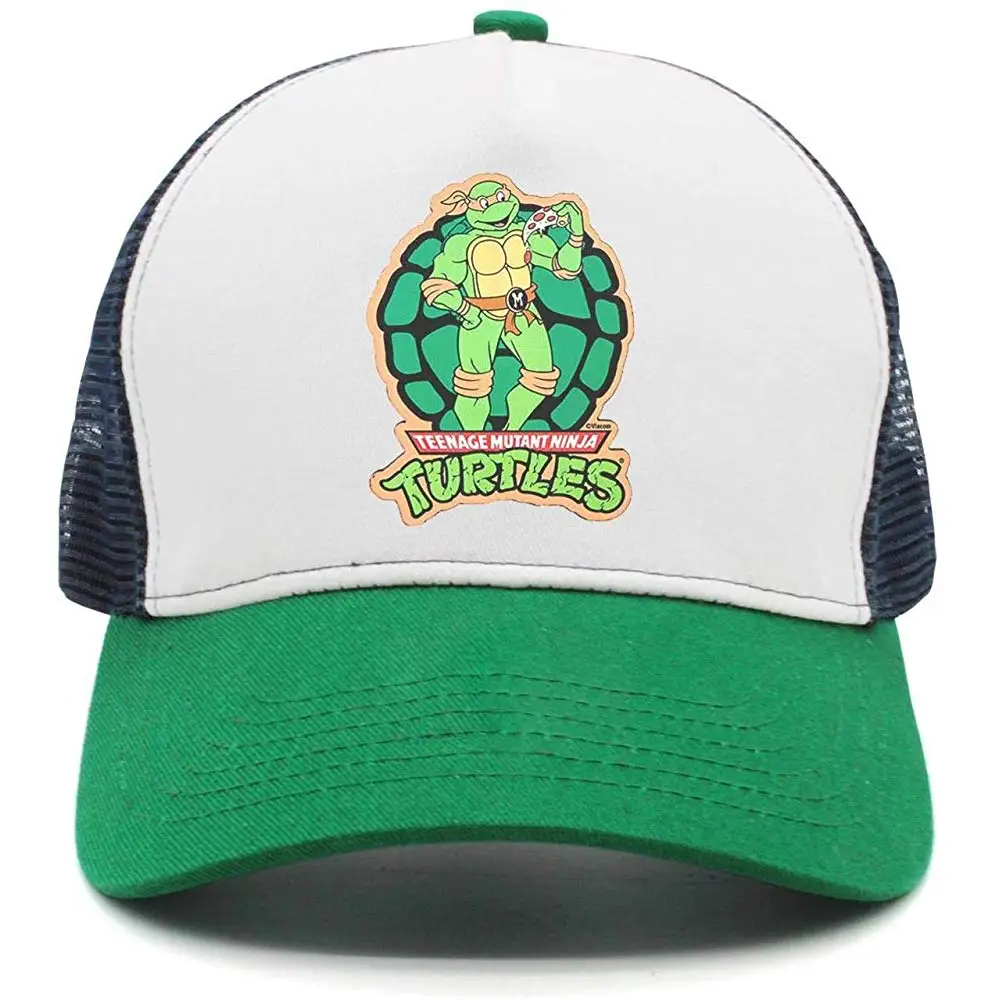 Регулируемая бейсбольная кепка подростковые-мутанты-Черепашки-арт-сетка бейсболка для мужчин