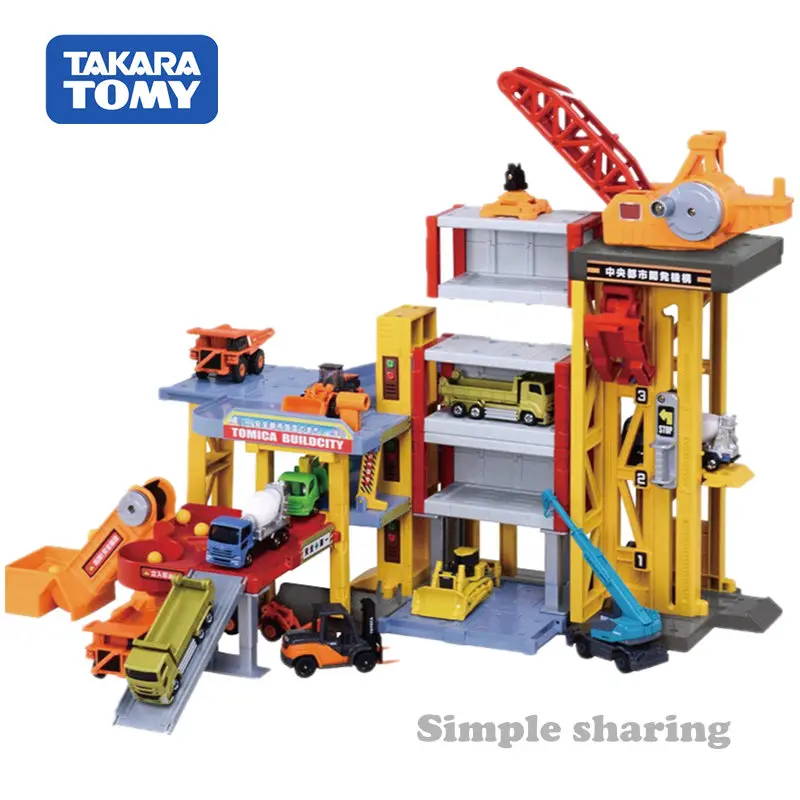 Takara Tomy Tomica Town строительный городской силовой кран Строительная площадка