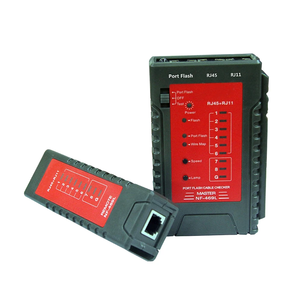 Сетевой кабельный трекер и тестер RJ45 RJ11 Универсальный для кабелей Ethernet LAN