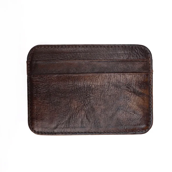 Men's Genuine Leather Credit Card Holder Case