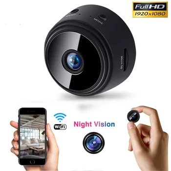 

A9 Wifi Mini Camera Wireless Home Security Camera 2.4GHz WiFi Micro Camcorder Video Recorder Support Remote Mini Camcorders