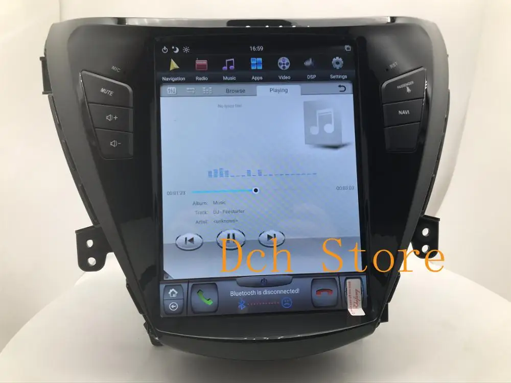 10 4 дюймовый вертикальный экран Tesla Style Android 9 0 автомобильный DVD GPS плеер для hyundai