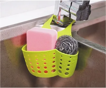 

Kitchen Wash Hanging Storage Baskets Adjustable Bathroom Soap Sponge Drain Rack Tools Kitchen Drain Basket