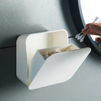 

Bathroom Accessories Storage Container Dust-proof Waterproof Detachable Wall HangingHome Storage Box