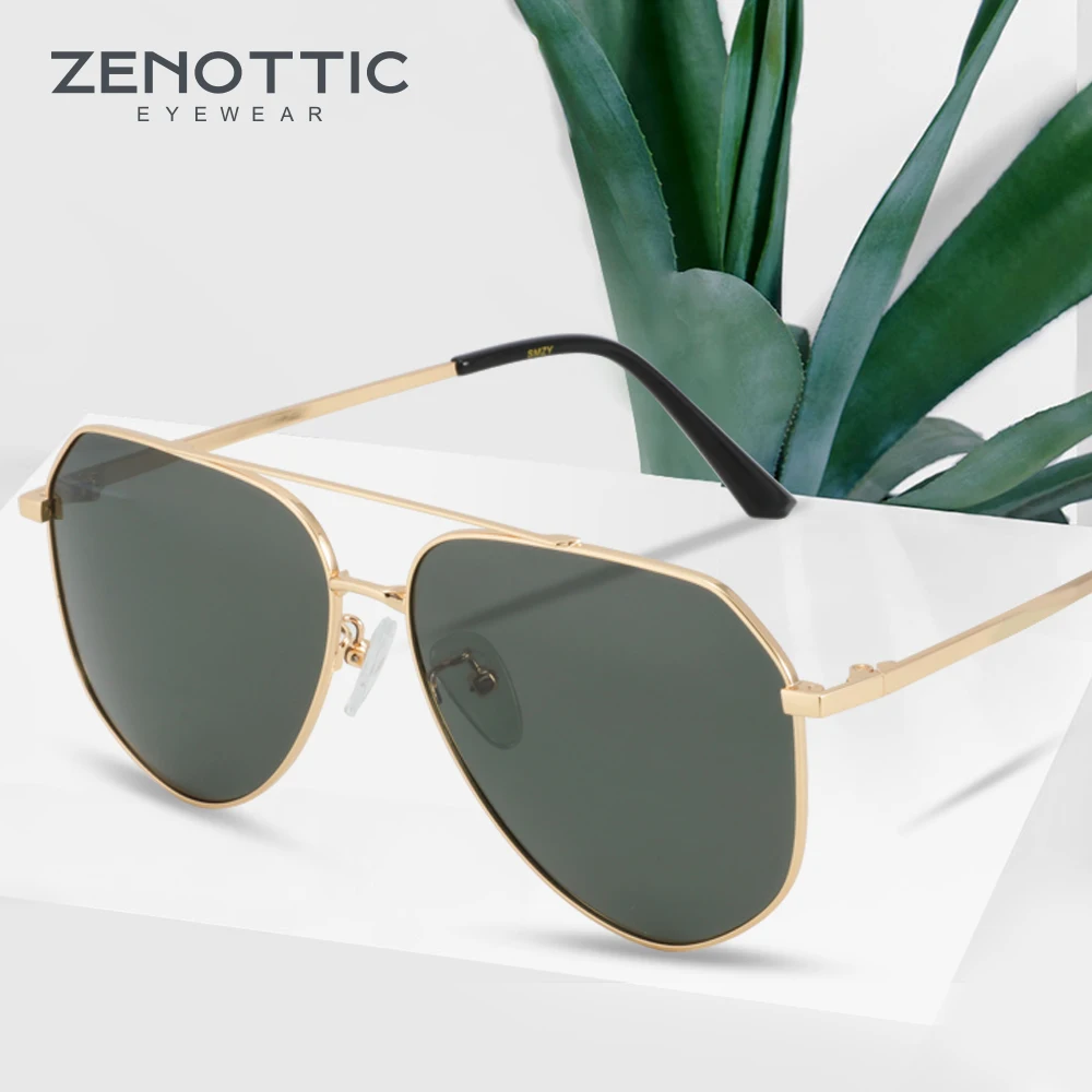 ZENOTTIC Brand Design Pilot Polarized Sunglasses For Men Fashion