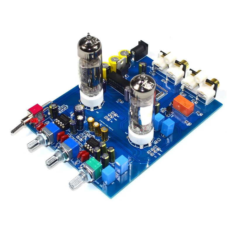 Оригинальный NE5532 DC12V2A домашний подсветка HIFI предусилитель 6J5 Bluetooth 4 2 тоновая