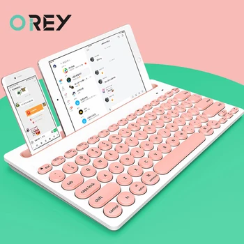 

Bluetooth Keyboard Silent Gaming Keyboard For Macbook Pro iPhone Tablet iPad Phone Mini Computer Wireless Keyboard For PC Gamer