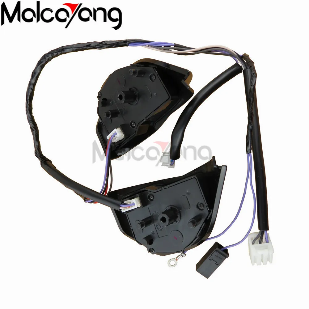 1 комплект черных многофункциональных кнопок управления рулевым колесом для