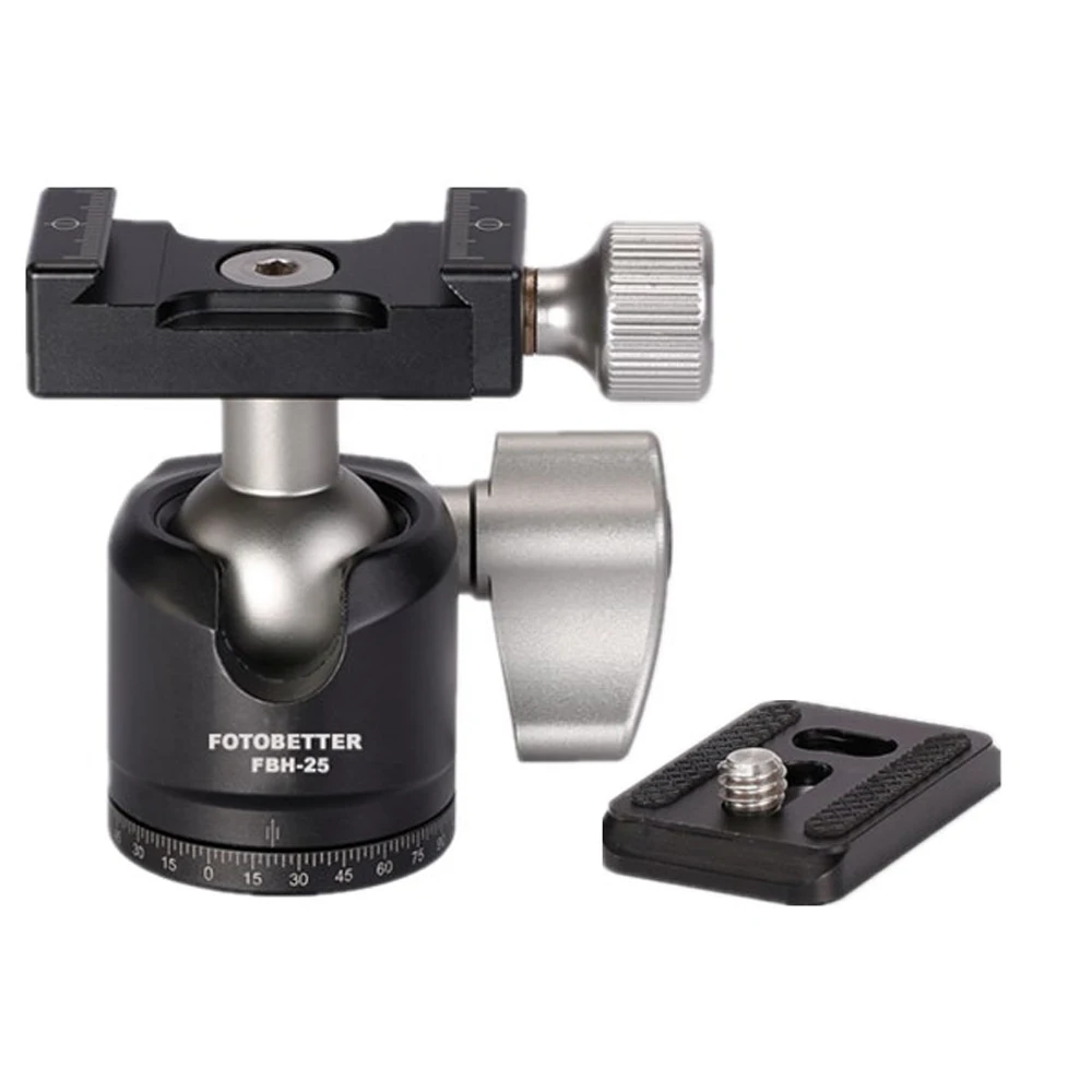 FOTOBETTER 25 мм мини алюминиевый сплав низкий центр тяжести шаровая Головка LBH25 с 39 QR