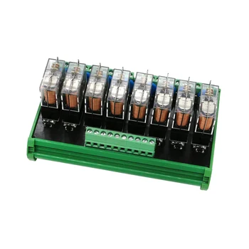

DC 24V 10A Omron 8 Channels Relay Module Driver Board Module PNP With