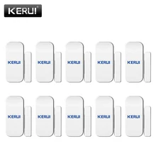 KERUI – détecteur magnétique de porte sans fil, panneau de clavier tactile, GSM PSTN, système d'alarme vocale anti cambriolage 