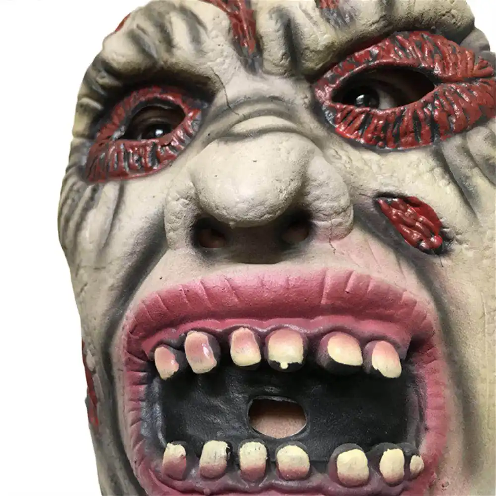halloween carnival purim horror face rotten devil mask scary