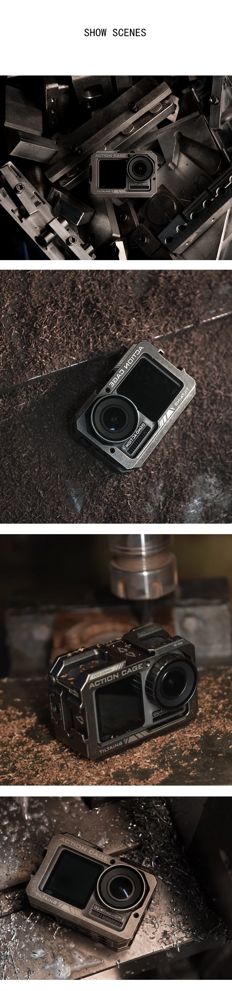 Tilta защитный чехол Алюминий сплав камера клетка для DJI Osmo пульт дистанционного управления для спортивной камеры Запчасти Аксессуары для экшн-камеры