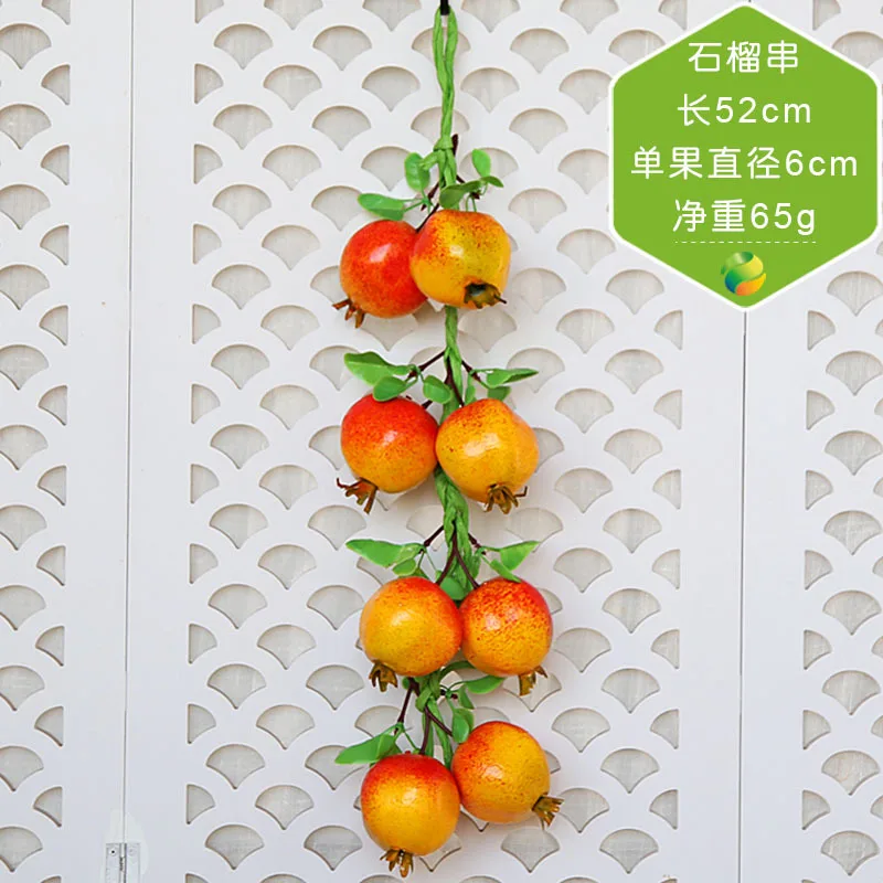 Fruit 6 Искусственное Моделирование овощей и фруктов имитация чеснока красный перец банан для украшения дома ресторан кухня кулон - Цвет: Fruit 6