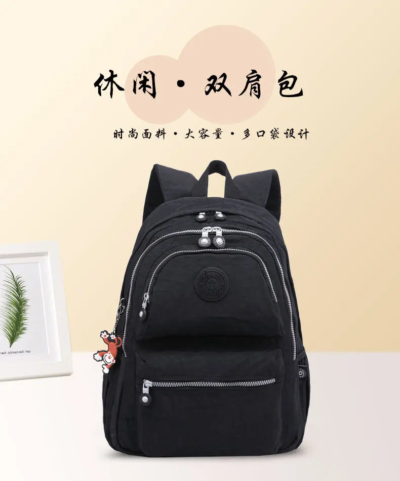 TEGAOTE 2021 Women Backpack for Teenage Girls Kipled Nylon Backpacks Mochila Feminina Female Travel Bagpack Schoolbag women bag
