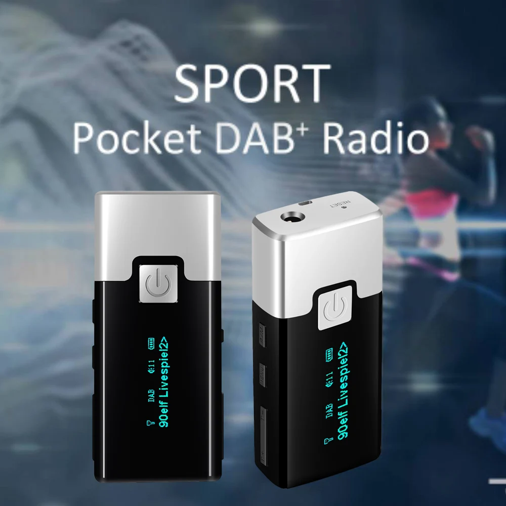 P10 DAB+ FM цифровой радио портативный карманный DAB+ приемник с экраном дисплея наушников перезаряжаемая батарея