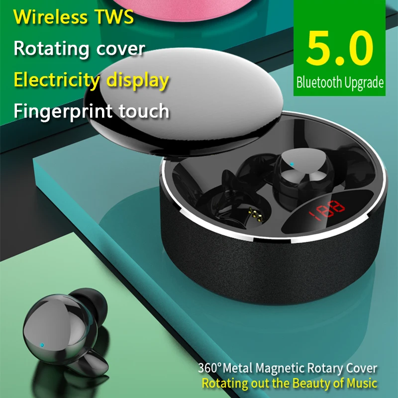 TWS-X30 Wireless V5.0 Bluetooth Earphone Headphone In-ear HD Headset with 700mah Charging Box 20Hz-20000Hz Headsets