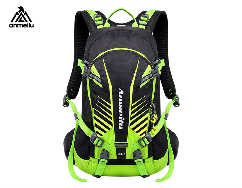 ANMEILU 20L рюкзак для скалолазания, спортивная сумка для мужчин и женщин, велосипедный рюкзак для кемпинга, походов, марафона, рюкзаки, походная сумка - Цвет: green
