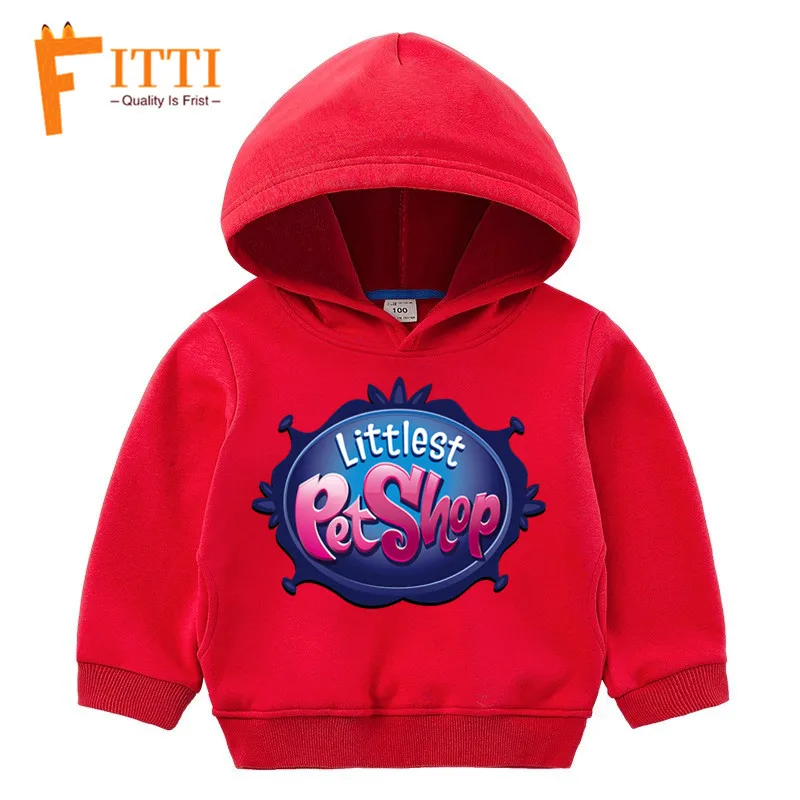 Детские толстовки с капюшоном Littlest Pet Shop; Детский свитер; сезон осень-зима; толстовка с капюшоном