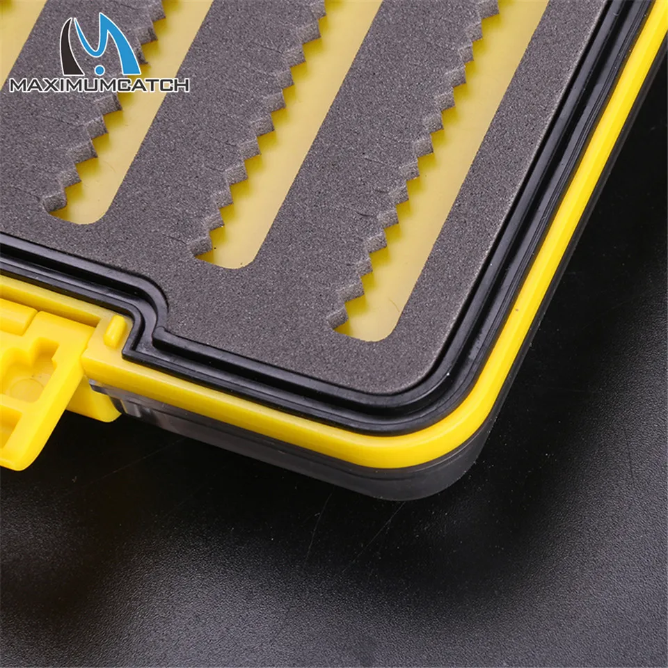 Maximumcatch DIN Fly Fishing Box 150*105*45 мм ABS пластик двухсторонняя Водонепроницаемая коробка для мух
