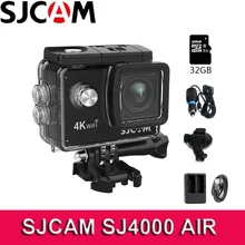 SJCAM SJ4000 AIR Action camera WiFi 1080P HD 4K Deportiva 2,0 дюймов ЖК-экран 30 м водонепроницаемый корпус мини шлем SJ 4000 камера