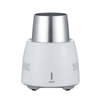 

New Can Cooler, Desktop Beer Bottle Insulator Refrigerator Cooling Cup For Beer, Cola, Juice, Wine and Drinks,White