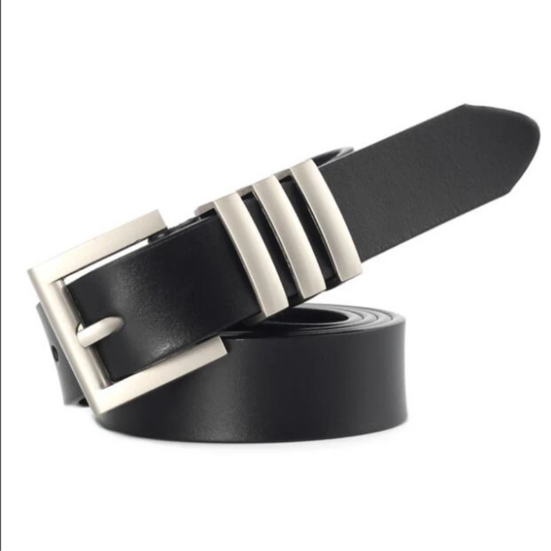 

2019 Women's Leather Belts High Quality Designer Jeans Pin Buckle Belt Simple Wild Korean Decorative Pants Belts