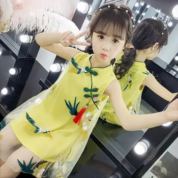 

Girls Dresses Summer Cute Girl Princess Clothing Children Dress Costume Baby Kids Girl Embroidery Dress for 6 8 10 12 14 years