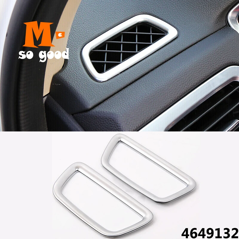 

ABS Chrome For Honda CRV CR-V 2012/13/14/15/16 Car Front Air Outlet Cover Trim Auto Interior Styling Sticker Shell Accessories