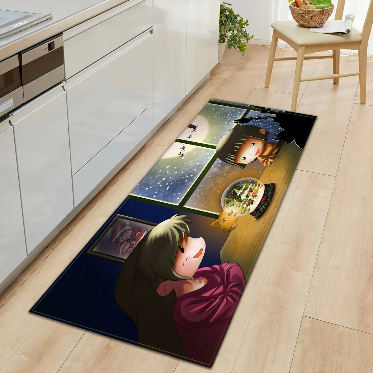 Zeegle ковер для кухни, нескользящий коврик для душа, коврик для ванной комнаты, длинный прямоугольный ковер для гостиной, Впитывающий Коврик для прихожей