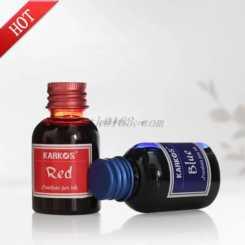 

1 Bottle Pure Colorful 30ml Fountain Pen Ink Refilling Inks Stationery School чернила для ручки