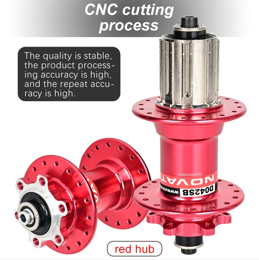 Novatec D041SB D042SB MTB Bike Hub Bicycle Mountain bearing Hubs Disc Brake Cassette Hub 28/32/36 Holes HG SX 8/9/10/11/12 Speed