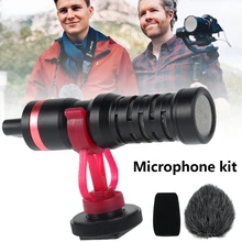 Mikrofon 3,5mm Audio Video Fotografie Aufnahme Nieren Directional Kondensator Mikrofon für Android Mac Vlog Mic Kamera