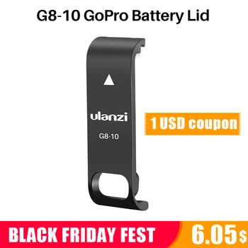 

Ulanzi G8-10 Gopro Hero Black 8 Plastic Battery Cover Removable Lid Type-C Charging Protective Shell Accessories